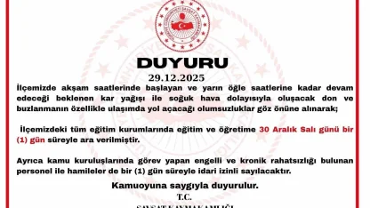 Şavşat’ta kar yağışı nedeniyle eğitime 1 gün ara verildi