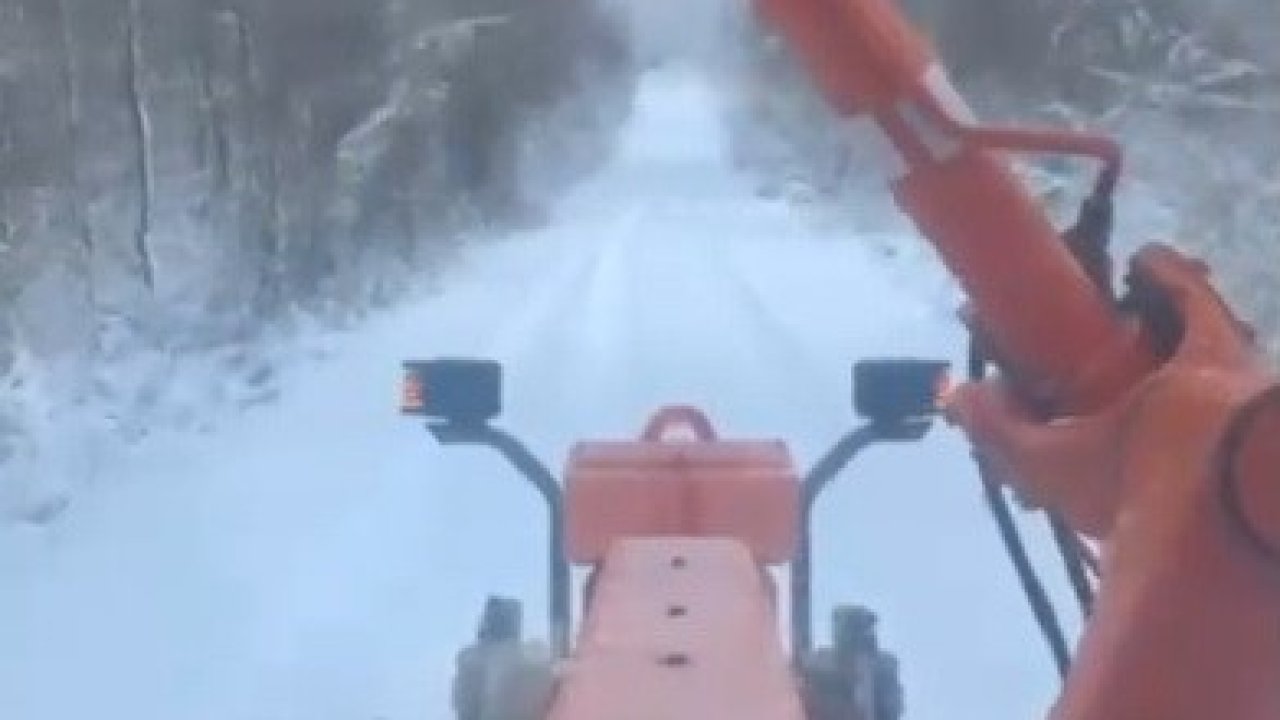 Sinop’ta kar yağışı: 34 köy yolu ulaşıma kapandı