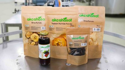 Akçaabat’ın meyve sebze fabrikasının ürünleri market raflarında yerini aldı