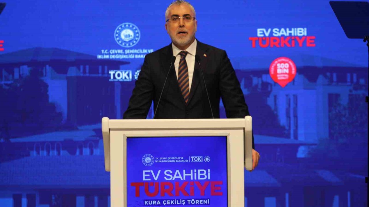 Bakan Işıkhan: "500 bin konut projesi Türkiye tarihinde şimdiye kadar atılmış en büyük adım"