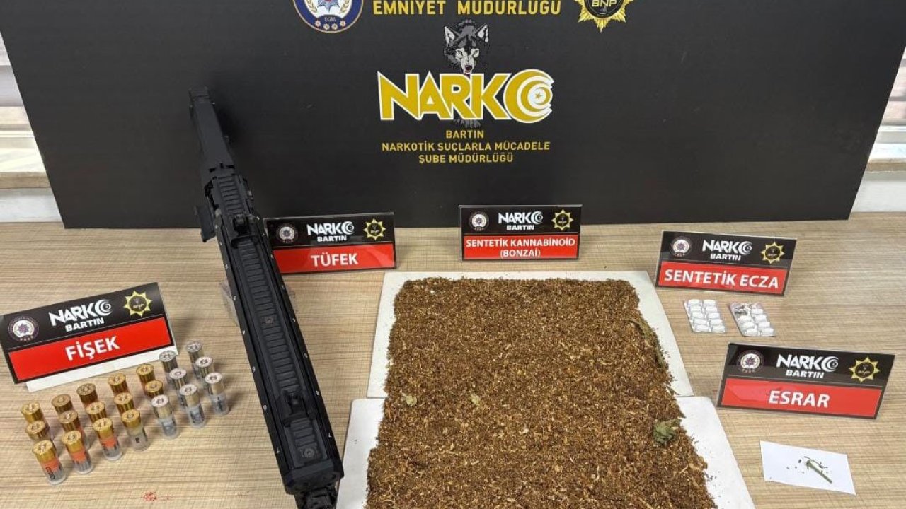 Bartın’daki uyuşturucu operasyonunda 6 tutuklama