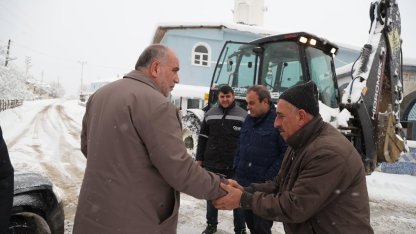Başkan Sandıkçı: "Karla mücadele çalışmalarına aralıksız devam ediyoruz"