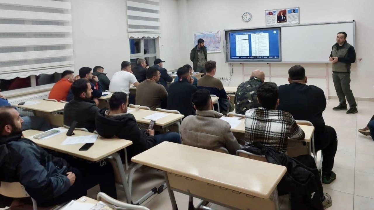Bayburt’ta avcılık eğitimleri tamamlandı