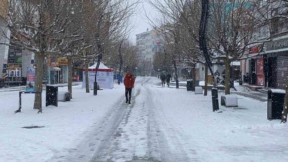 Bolu güne beyaz örtüyle uyandı