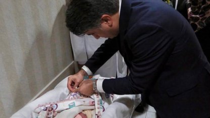 Bolu’da 2026 yılının ilk bebeği dünyaya geldi