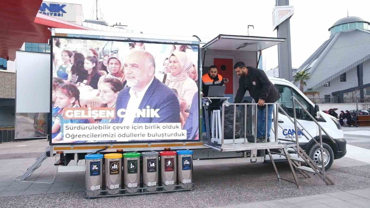 Canik’te atıklar dönüşüyor aile bütçesine katkı sağlıyor