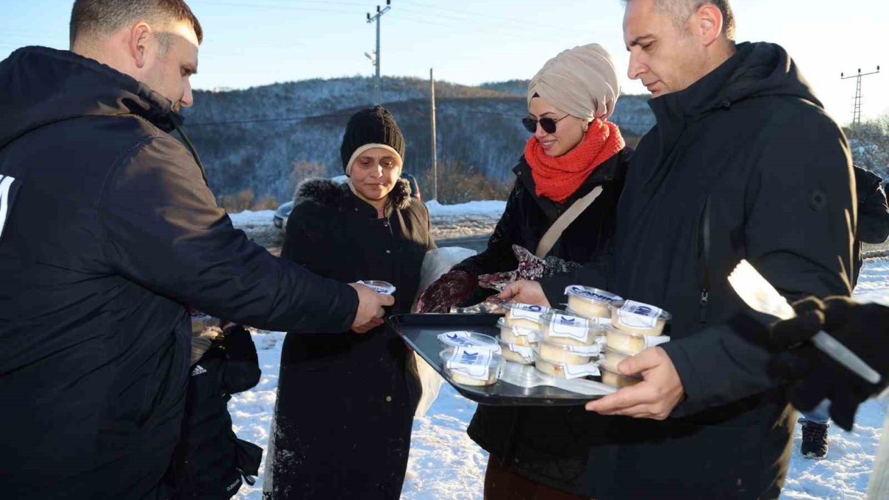 Canik’te gönülleri ısıtan ikram