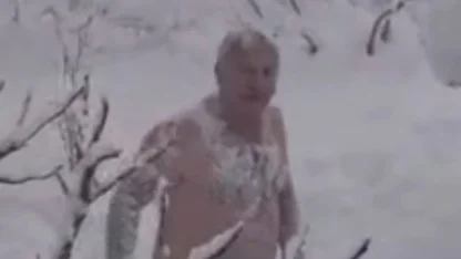 "Denize giremedik bari karda yüzelim" dedi, karda kulaç attı