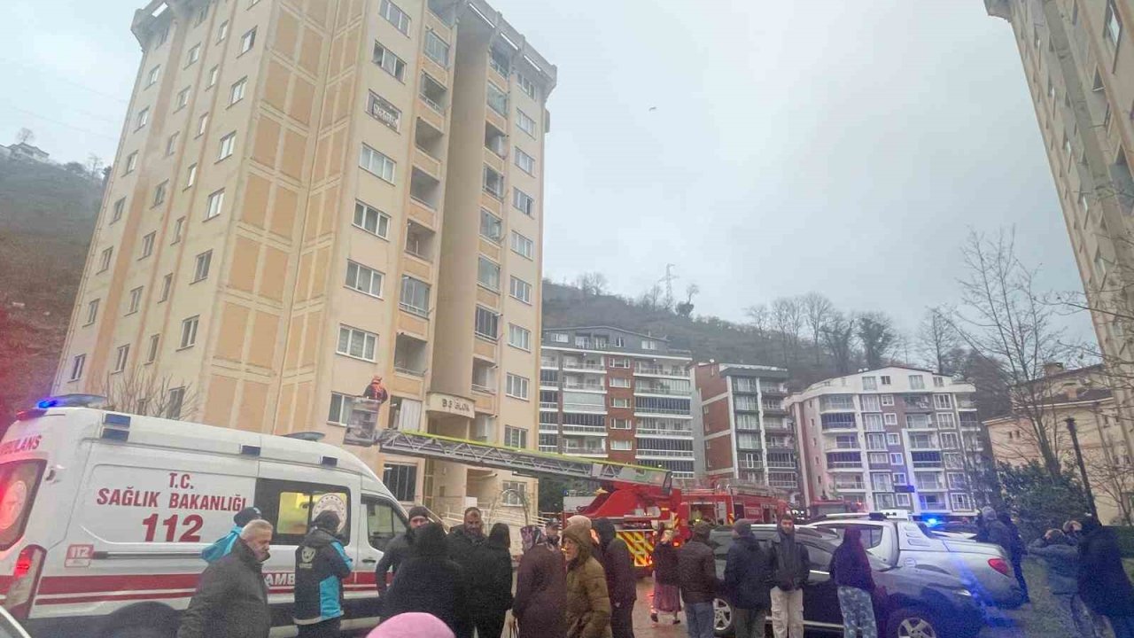 Giresun’da korkutan yangın