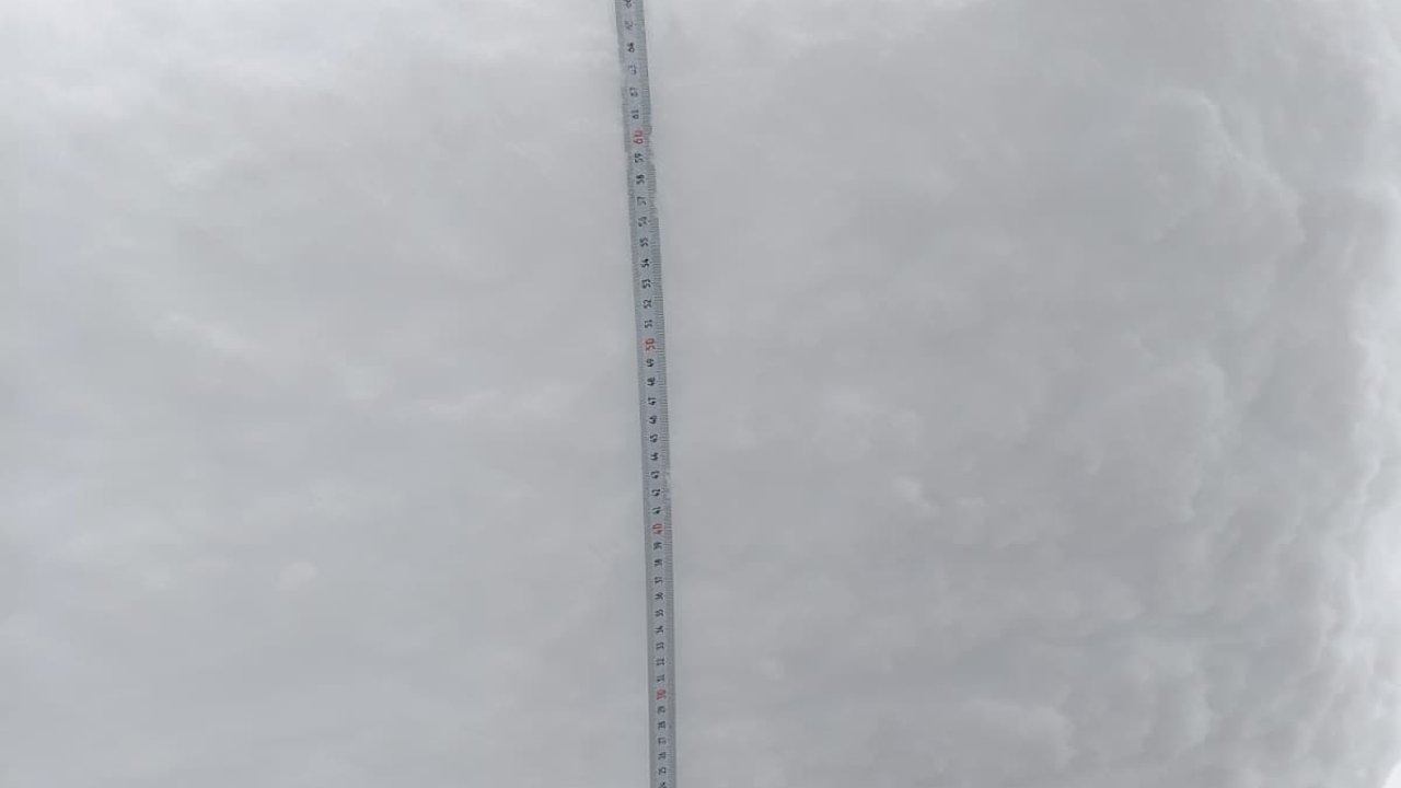 Gümüşhane’de yoğun kar yağışı sonrası yayınladığı videoyla yardım istedi