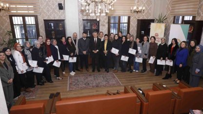 İlkadım’da kursiyerlerin sertifika heyecanı