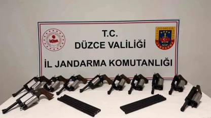 Jandarmadan kaçak silah operasyonu: 2 gözaltı