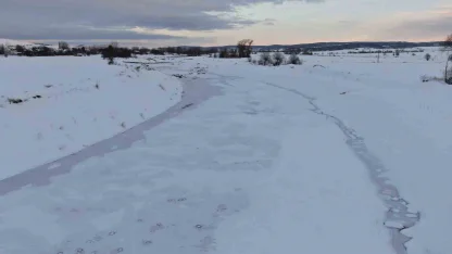 Kastamonu buz kesti: Dereler, barajlar ve göletler dondu