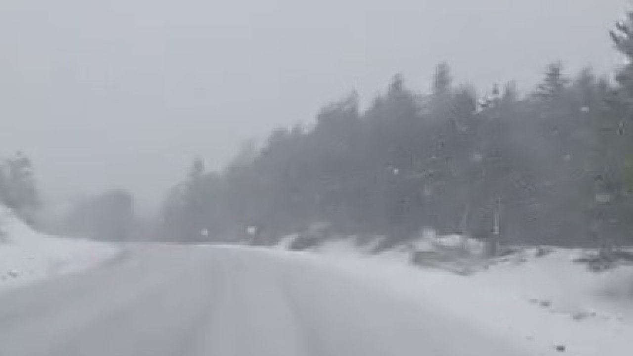 Kastamonu’da yüksek rakımlı bölgelerde kar yağışı etkili oluyor