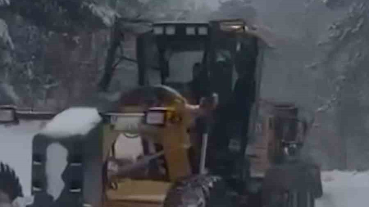 Mengen’de kar küreme çalışmaları başladı