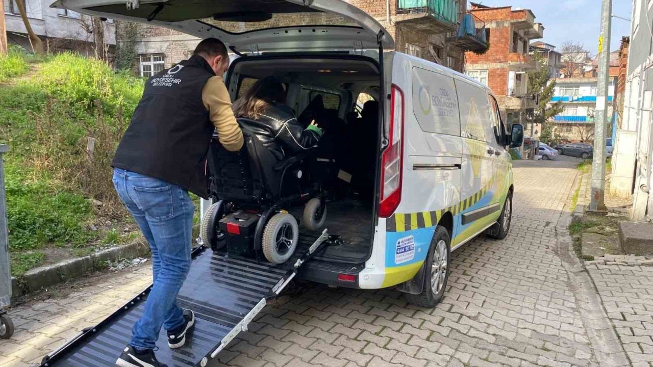 Ordu’da engelsiz taksi, hayatları kolaylaştırıyor