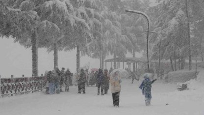 Ordu’da yeni yılın ilk kar yağışı etkili oldu