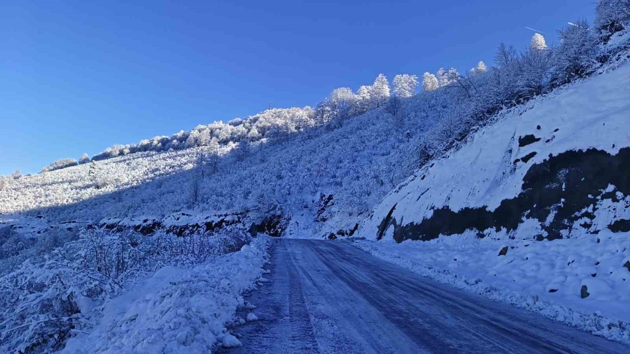 Ordu’nun 16 ilçesinde eğitime kar engeli