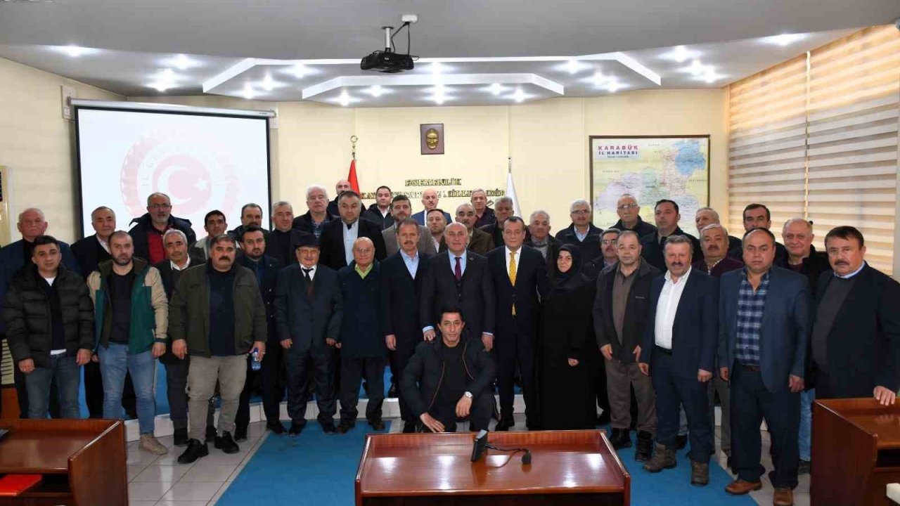 Ovacık muhtarları taleplerini İl Genel Meclisi’ne iletti