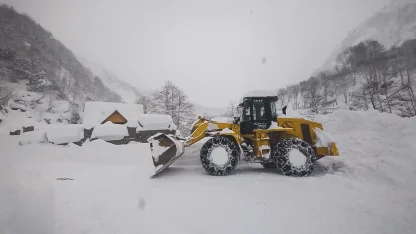 Rize’de 17 köy yolu kar nedeniyle ulaşıma kapandı