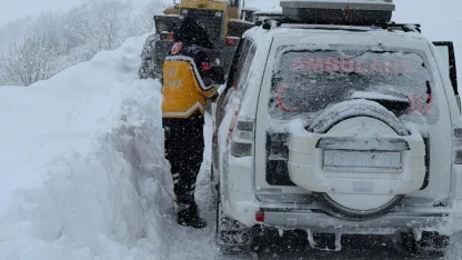 Rize’de kar nedeniyle 31 köy yolu ulaşıma kapandı