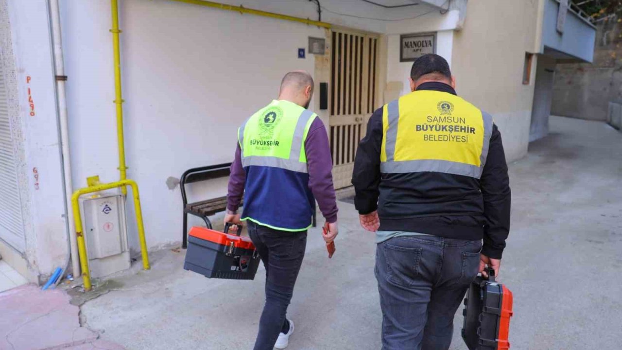 Samsun Büyükşehir’den 17 ilçeye ev içi tutunma aparatı desteği