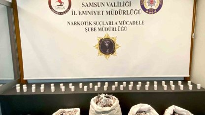 Samsun’da 36 bin sentetik ecza ele geçirildi: 3 gözaltı