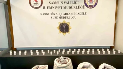 Samsun’da 36 bin sentetik ecza ele geçirildi: 3 gözaltı