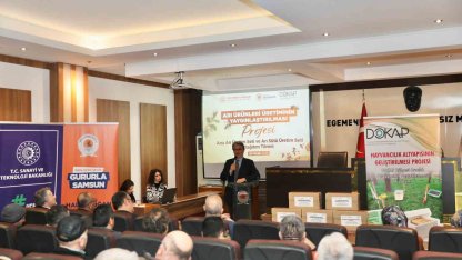 Samsun’da arıcılara üretim seti desteği