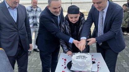 Samsun’da genç hafız dualarla ’ıslatıldı’