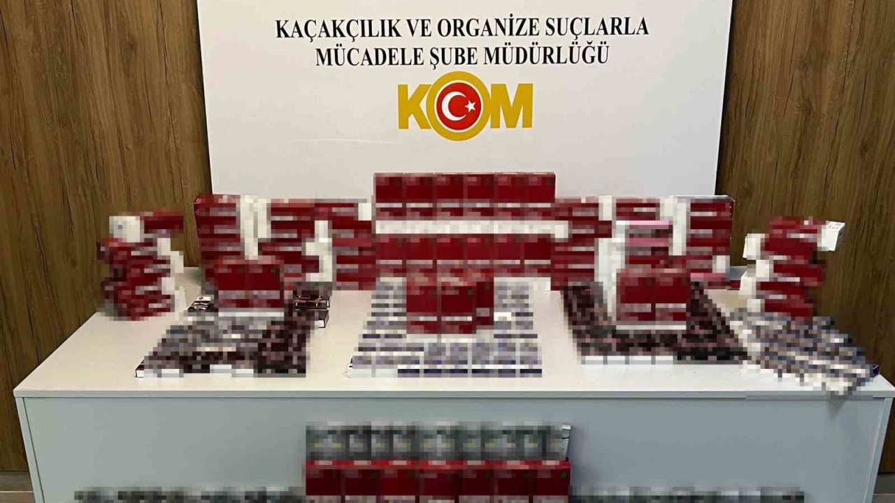 Samsun’da kaçak sigara operasyonu: 23 bin 160 makaron ele geçirildi