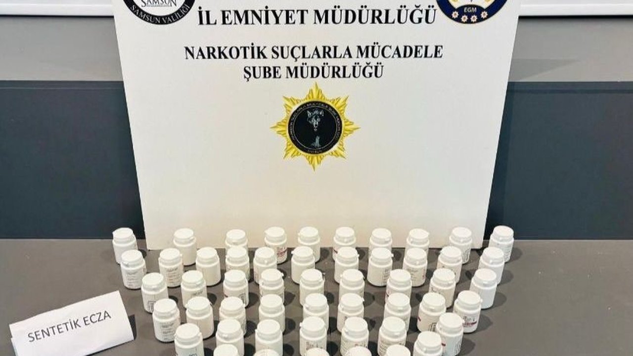Samsun’da narkotik operasyonu: 2 gözaltı