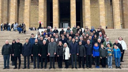 Samsunlu mübadillerden Anıtkabir ziyareti