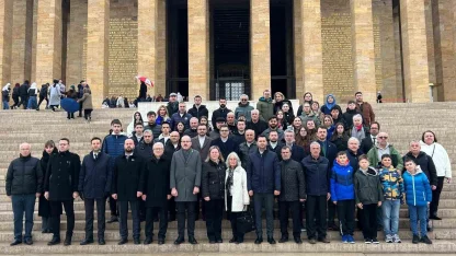 Samsunlu mübadillerden Anıtkabir ziyareti