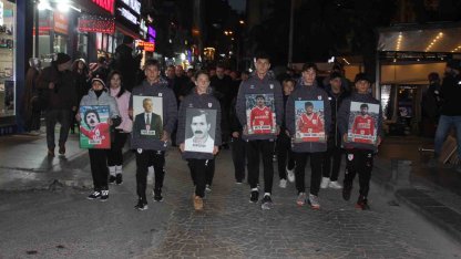 Samsunspor acı kazanın yıl dönümünde yürüdü