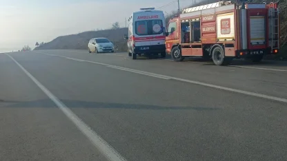 Sinop’ta kontrolden çıkan otomobil şarampole devrildi: 5 yaralı