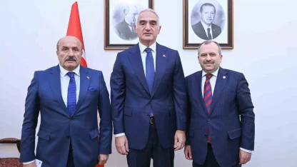 Taşköprü Belediye Başkanı Arslan, Bakan Ersoy’a Pompeipolis Antik Kentini anlattı