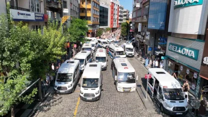 Trabzon’da dolmuşlar yeni yerine taşınıyor
