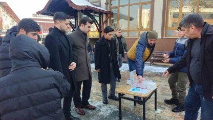 Ülkü Ocakları’ndan şehitler anısına lokum ikramı