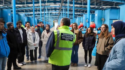 Üniversiteli hekim adayları su ve atıksu yönetimini yerinde gördü