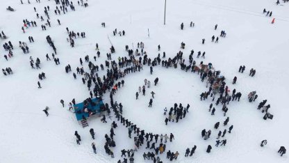 2 bin 400 rakımlı Aydıntepe Yaylası’nda kış festivali coşkusu