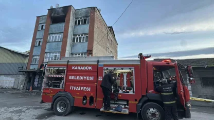 6 kişinin yaşadığı daire alevlere teslim oldu