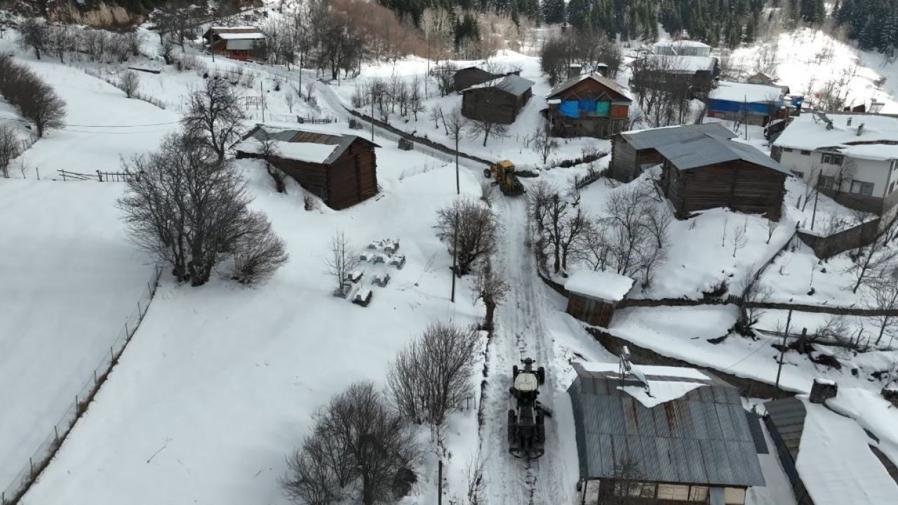 Artvin Orman Bölge Müdürlüğü’nden karla mücadeleye destek