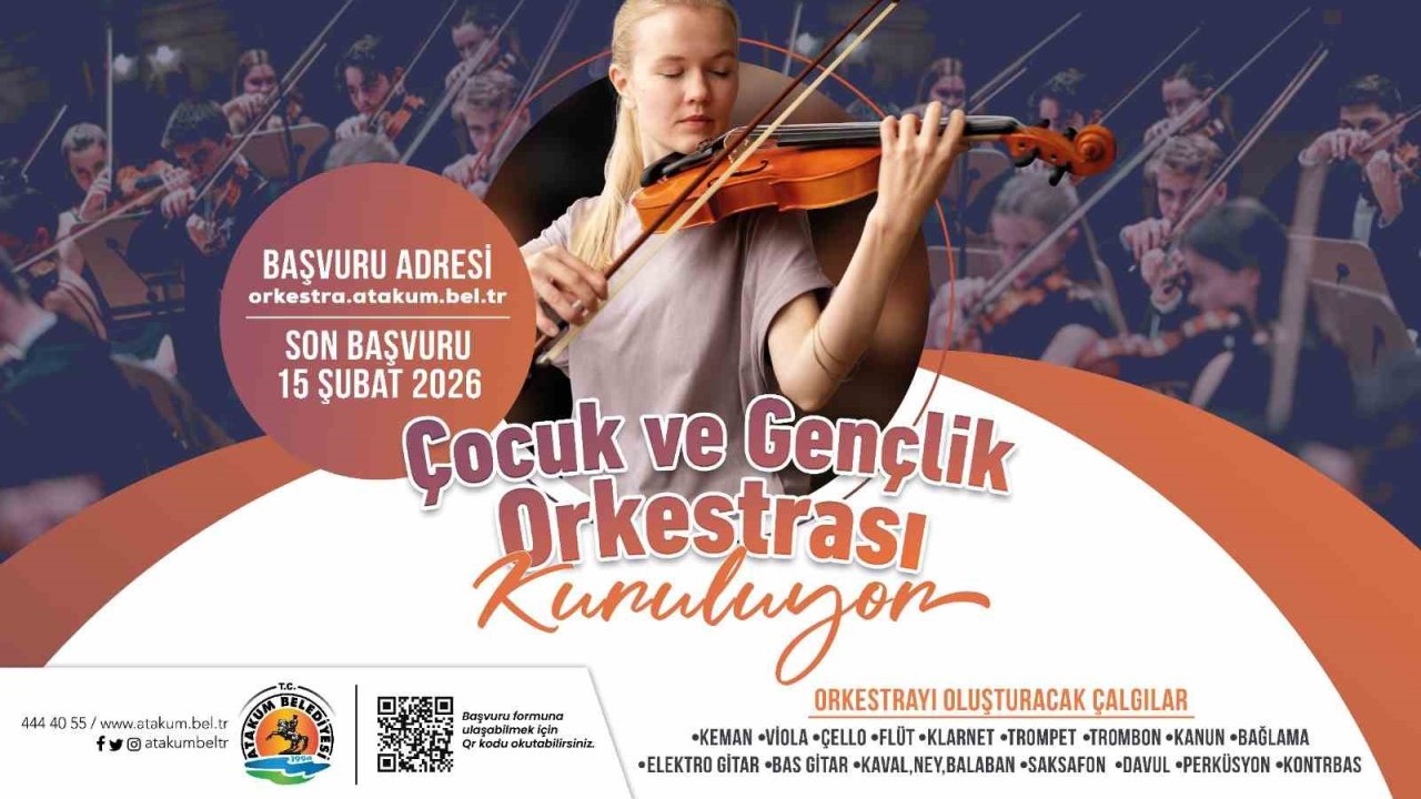 Atakum’da Çocuk ve Gençlik Orkestrası kuruluyor