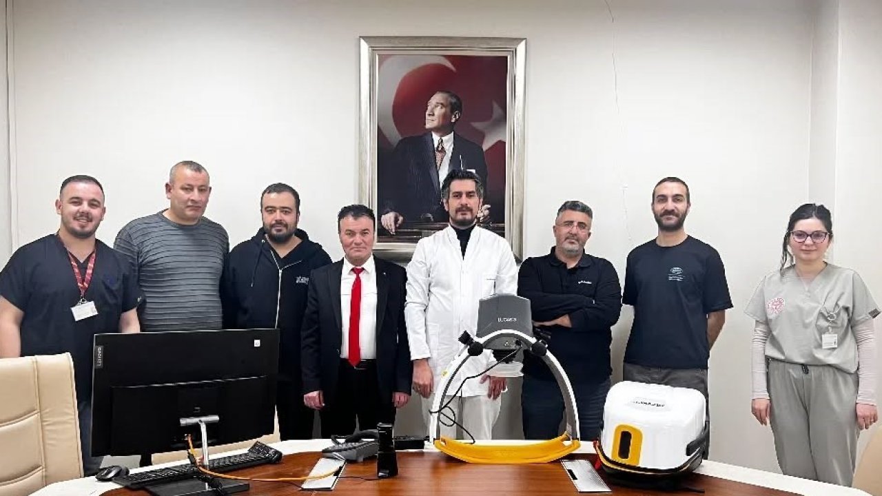 Bayburtlu hayırsever hastaneye otomatik kalp masajı cihazı bağışladı