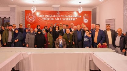Bayburt’ta "Büyük Aile Sofraları" iftarı şehit aileleri ve gazilerle paylaşıldı