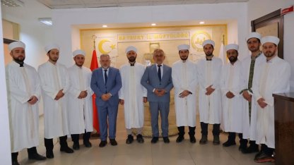 Bayburt’ta göreve başlayan imam hatiplere cübbe töreni