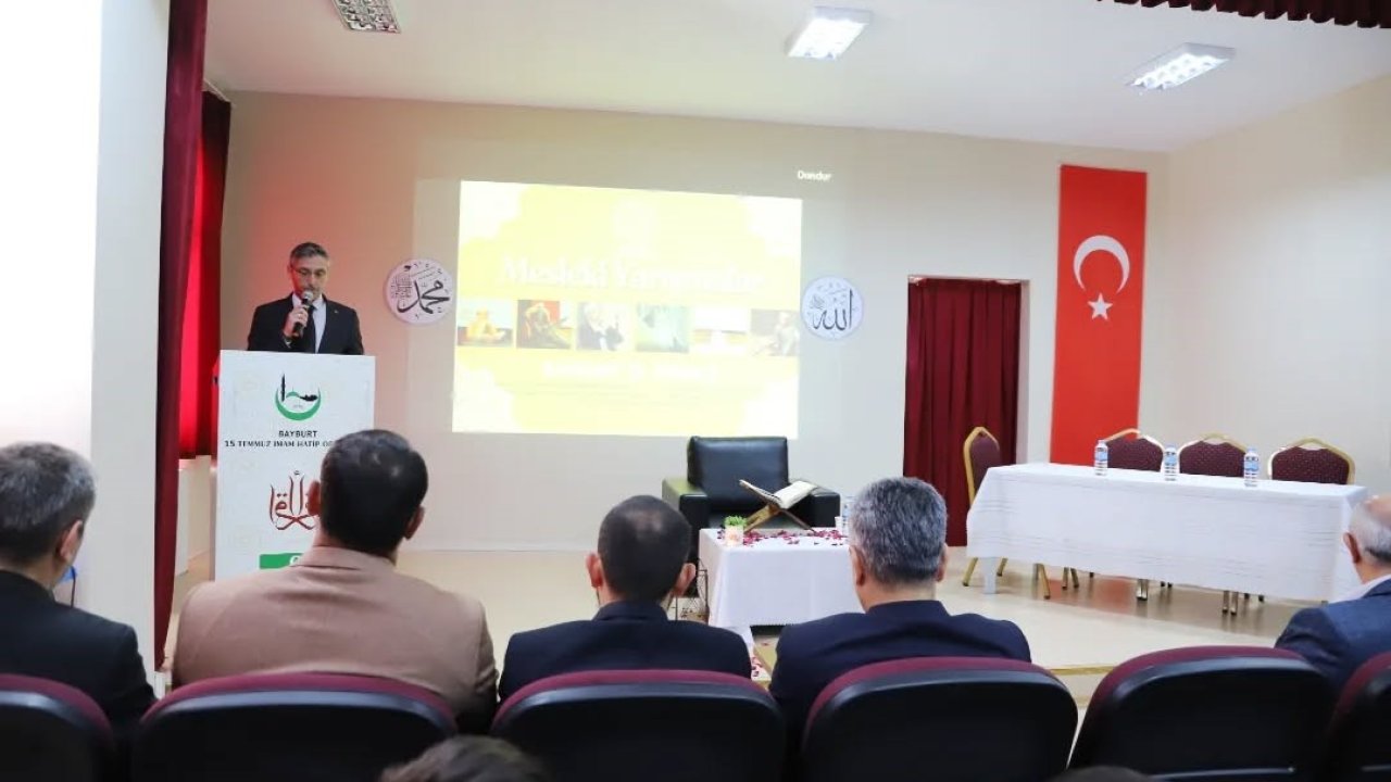 Bayburt’ta imam hatip ortaokulları arasında mesleki yarışmalar düzenlendi