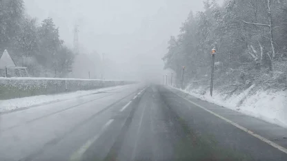 Bolu Dağı’nda kar yağışı sürüyor