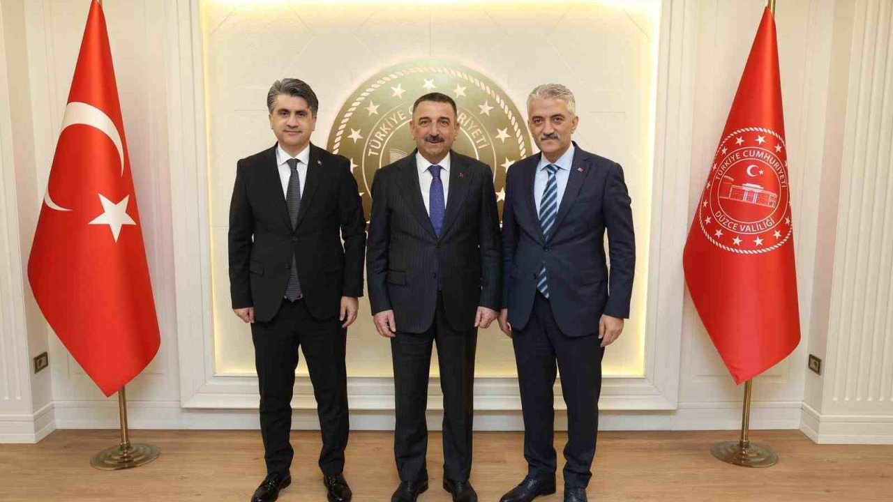 Bolu ve Zonguldak Valileri Düzce’de